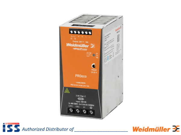1469540000 | Bộ nguồn PRO ECO3 240W 24V 10A Weidmuller | Chính hãng
