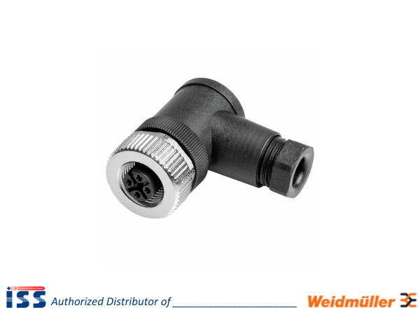 9457700000 | Đầu nối tròn SAIBWS-P-4A-4/6-M12 Weidmuller | Chính hãng