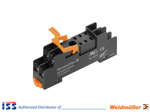 7760056347 | Chân đế relay 2 cặp tiếp điểm DRI SDI 2CO ECO Weidmuller | Chính hãng