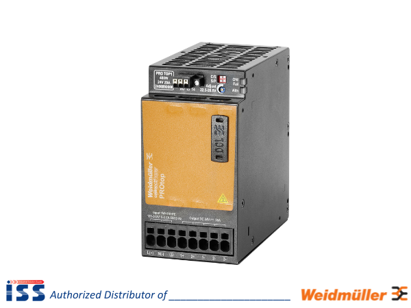 2466890000 | Bộ nguồn PRO TOP1 480W 24V 20A Weidmuller | Chính hãng