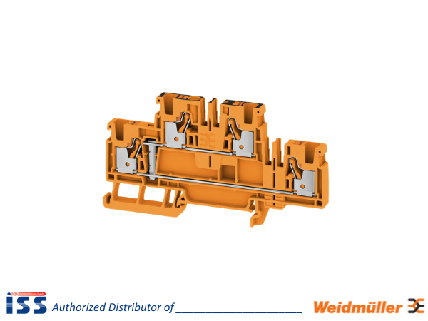 2552590000 | Cầu đấu dây Domino dạng cắm thường A2T 4 VL OR Weidmuller | Chính hãng