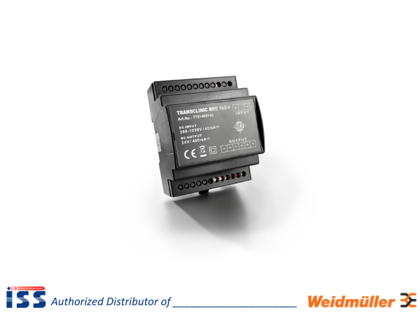 7791400746 | Bộ cấp nguồn và giám sát trạng thái TRANSCLINIC BKE 1K0.4 Weidmuller | Chính hãng